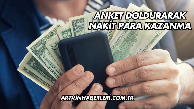 Anket Doldurarak Nakit Para Kazanma