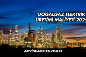 Doğalgaz Elektrik Üretimi Maliyeti 2025