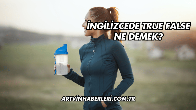 İngilizcede True False Ne Demek?