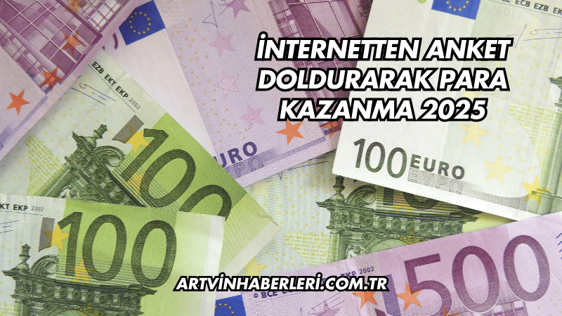 İnternetten Anket Doldurarak Para Kazanma 2025