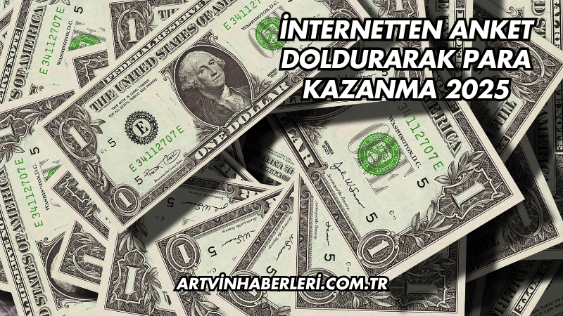 İnternetten Anket Doldurarak Para Kazanma 2025