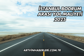 İstanbul Bodrum Arası Yol Maliyeti 2025