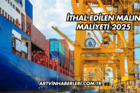 İthal Edilen Malın Maliyeti 2025