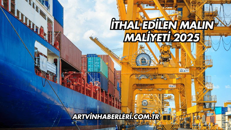 İthal Edilen Malın Maliyeti 2025
