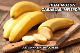 İthal Muzun Zararları Nelerdir?