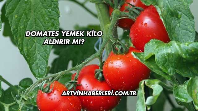 Domates Yemek Kilo Aldırır mı
