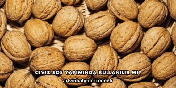 Ceviz Sos Yapımında Kullanılır mı?