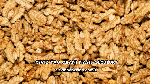 Ceviz Yağ Oranı Nasıl Ölçülür?